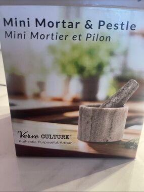 Verve Culture Mini Mortar & Pestle - Marble